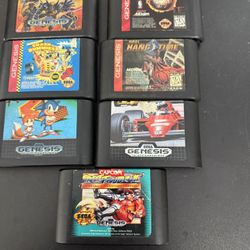 Sega Genesis Games Lot 
