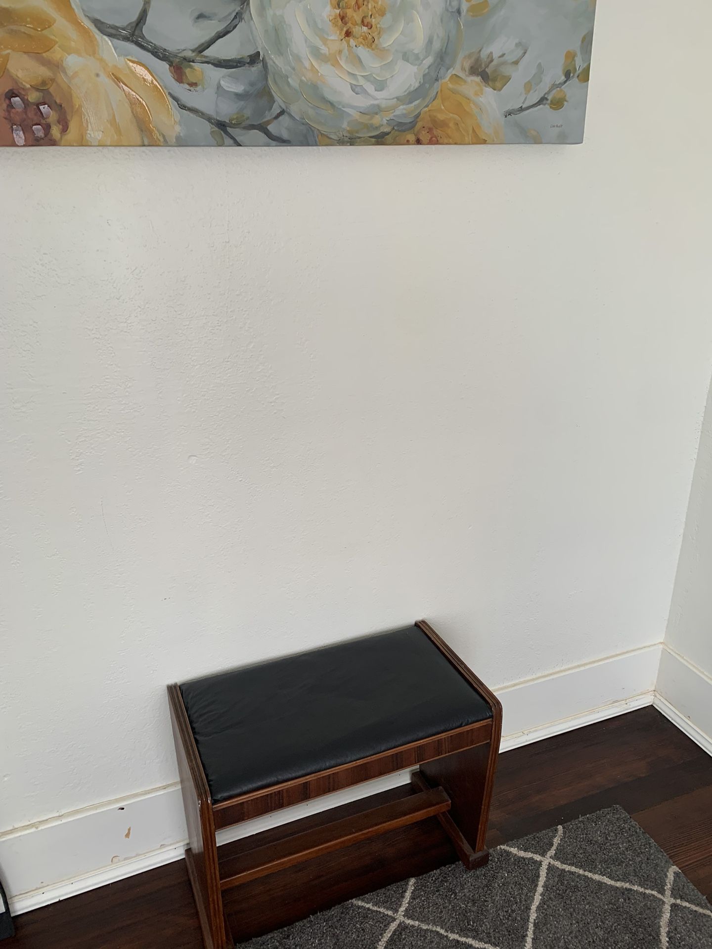 Antique Deco Style Walnut Bench OUTSTANDING!!!
