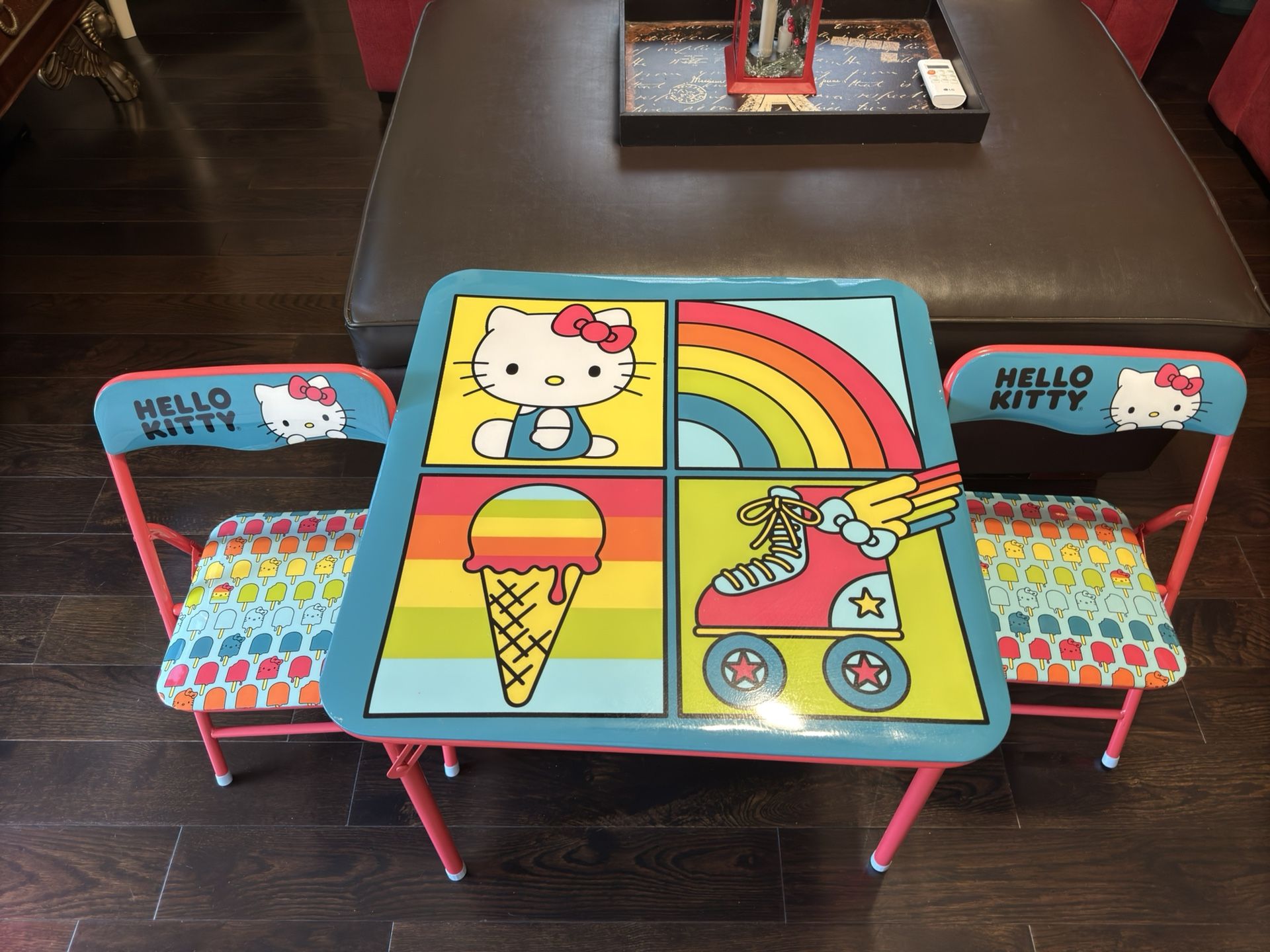 Hello Kitty Table And Chairs For Children