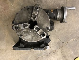 8” Rotary Table By Washington With Three Jaw Vise Machinist