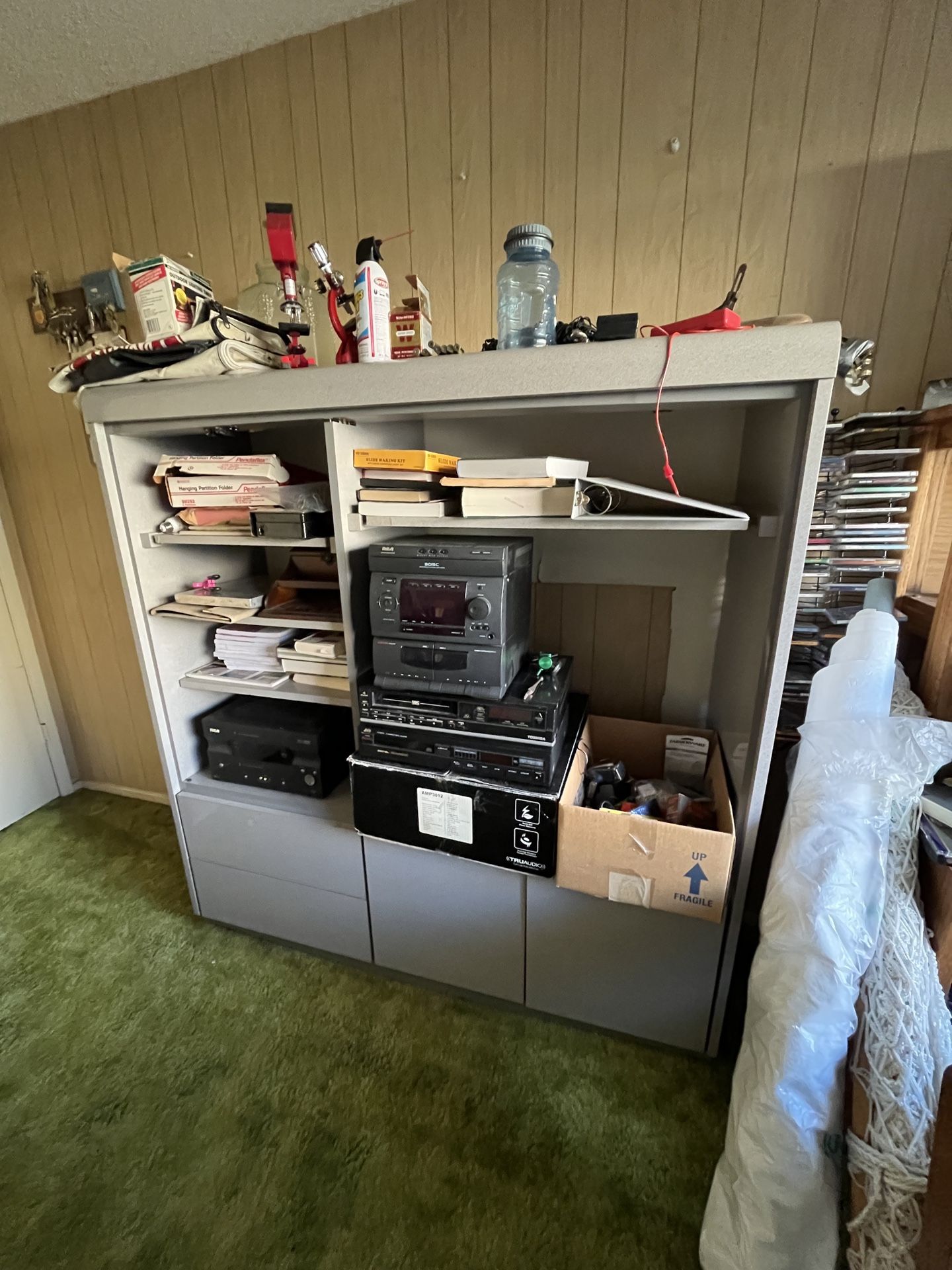 Large Storage Shelf / Entertainment Cabinet