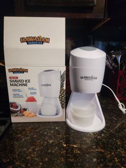 Shaved ice machine use once