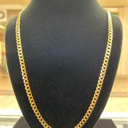 10k Real Gold Cuban Chain 5mm