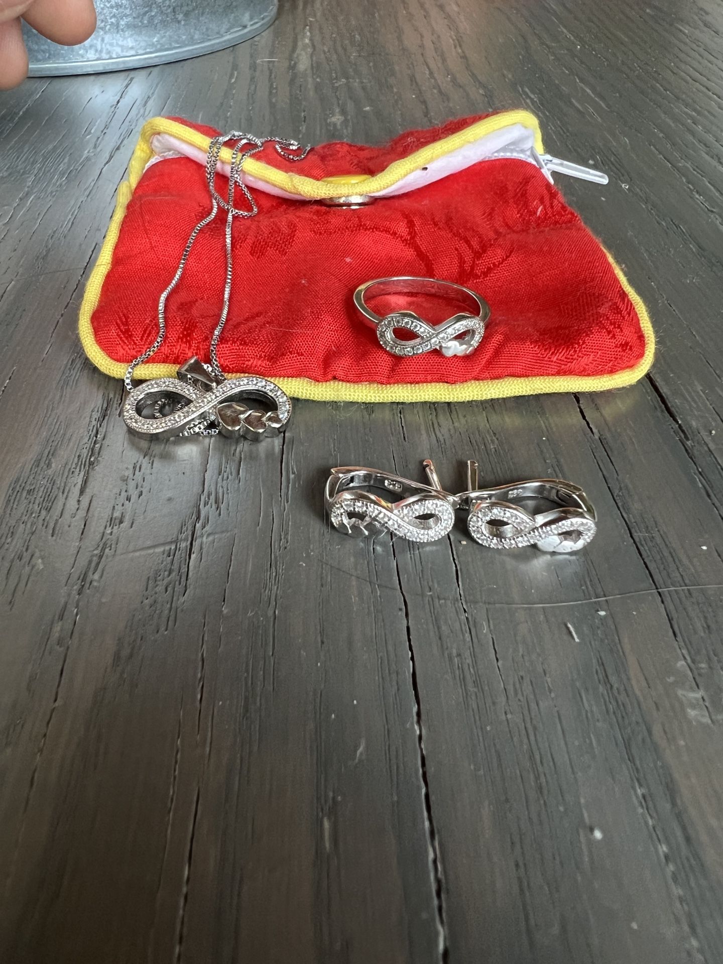 Infinity Heart Jewelry Set