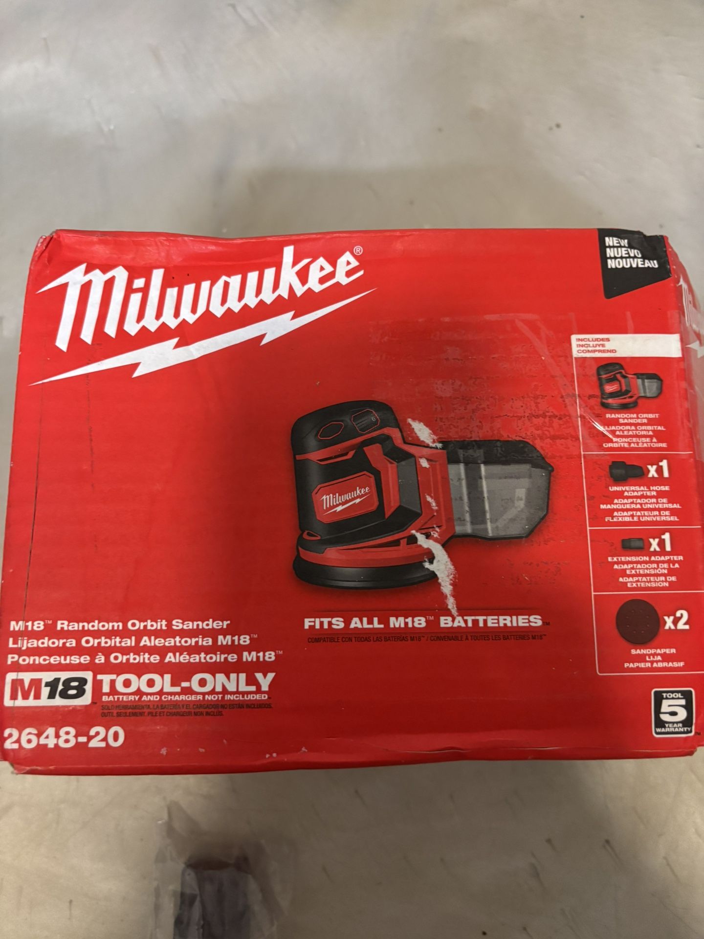 Milwaukee M18 Orbits Sander 2648-20