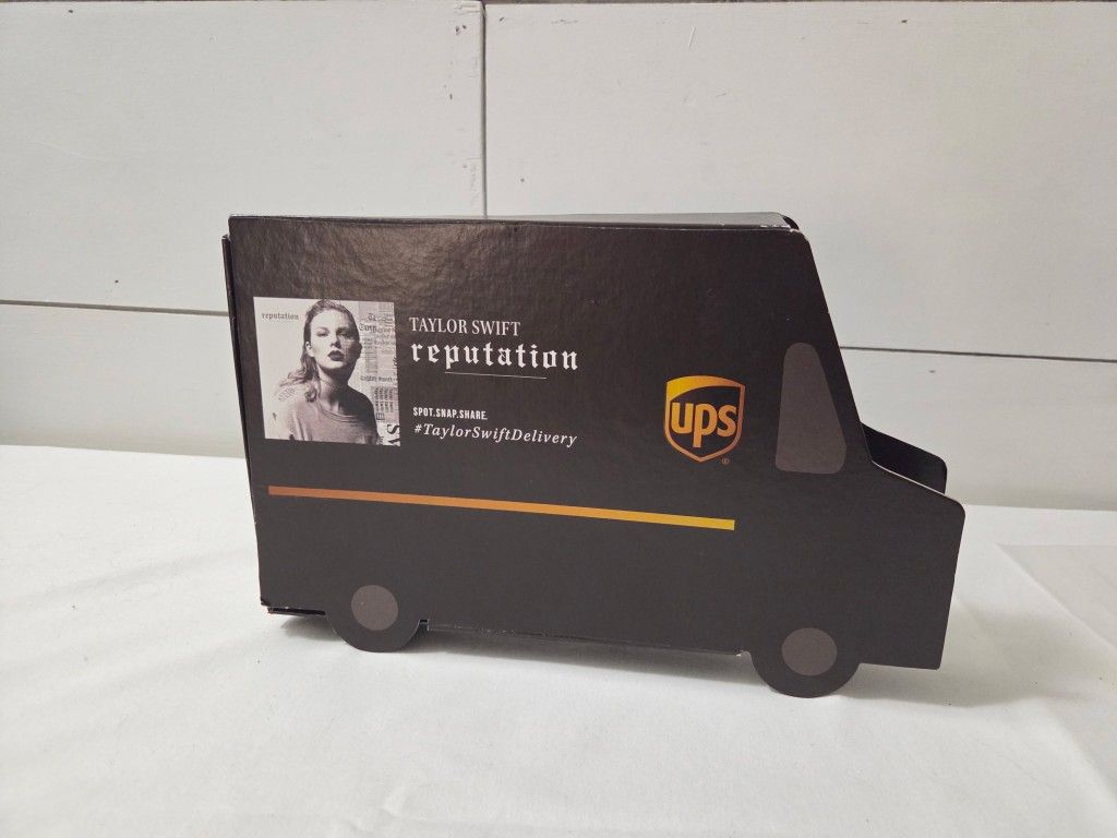 Taylor Swift Reputation CD SEALED promo Limited UPS Box Truck