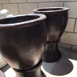 New Flower Pots Made Out Of Cement 