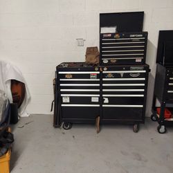Craftsman Double Tool Chest On Casters Upper/lowerboxes