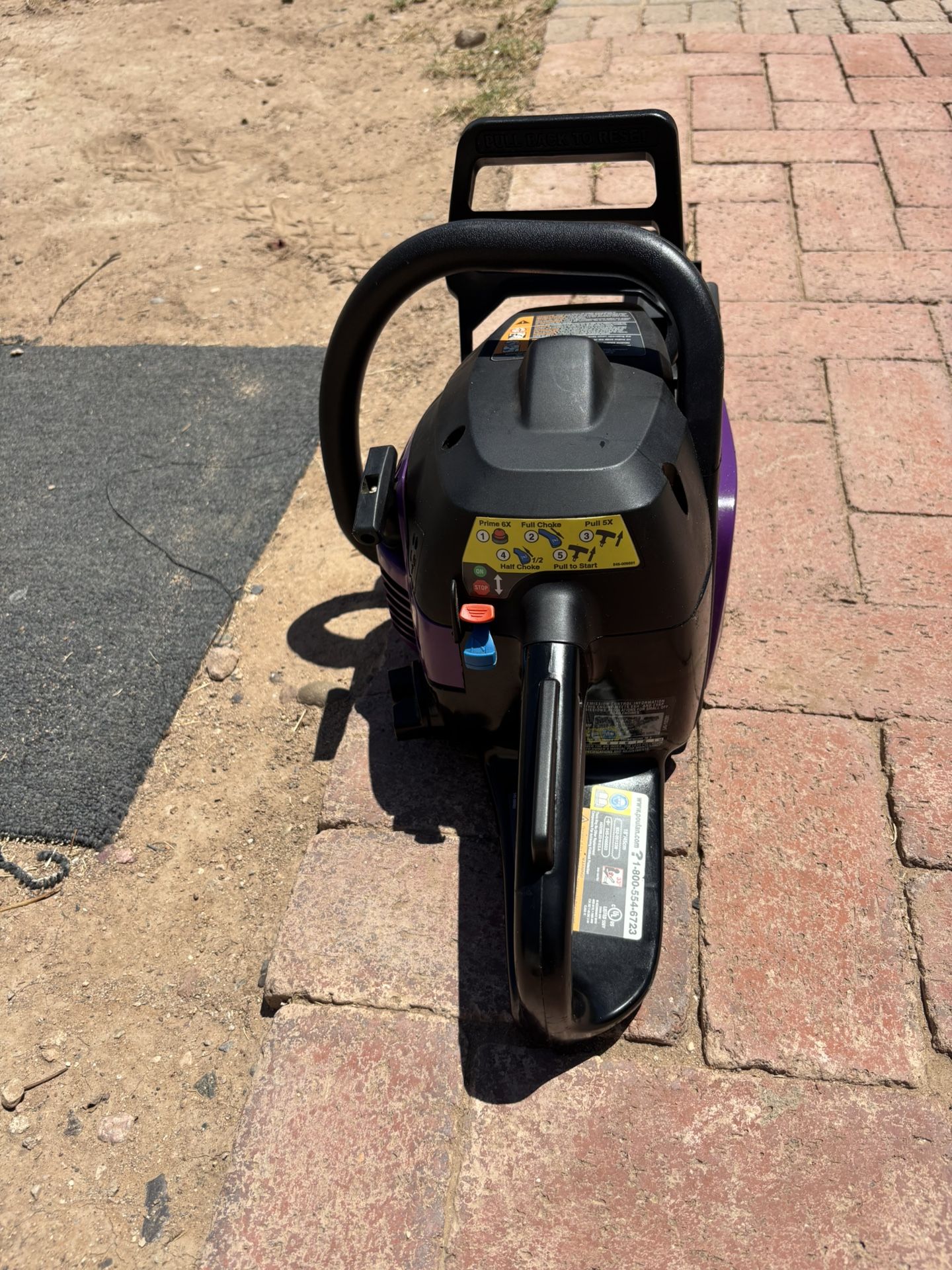 Poulan 18inch Chainsaw, One Extra Chain New.