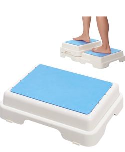 Wefaner Bath Step,Set of 3 Stackable Bathtub Non Slip Safety Step Stools