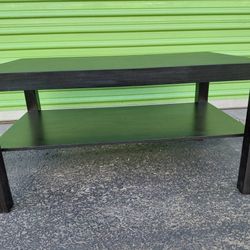 Tables: Coffee: Rectangular Coffee Table w/ lower storage shelves