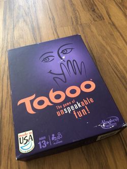 Taboo board game