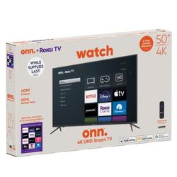 ONN Roku 4K Tv 43"