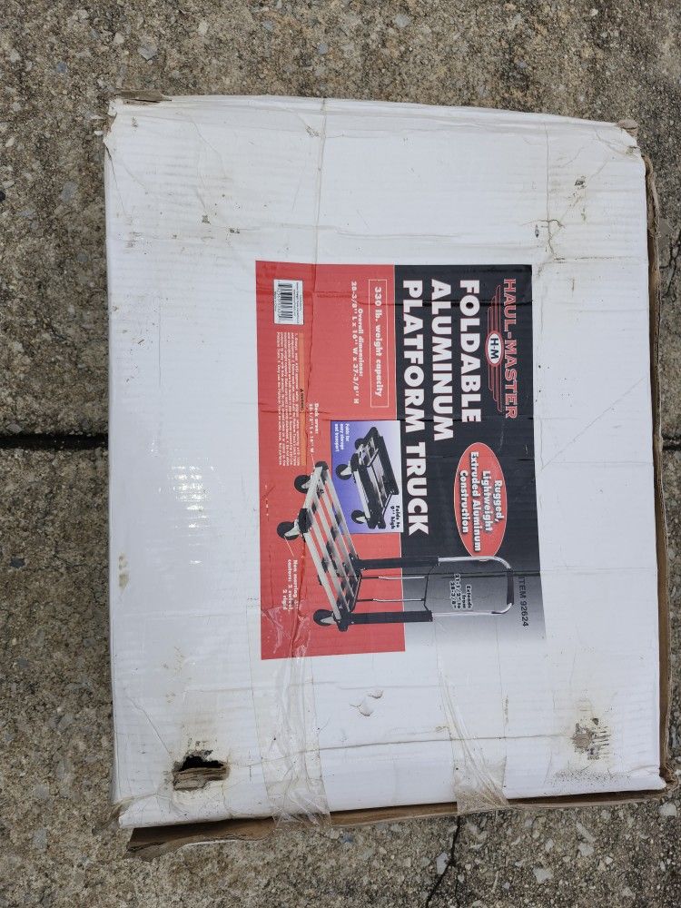 Haul Master Foldable Aluminum Platform Truck