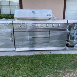 brand new bbq island propane stainless steel
