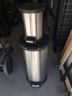 SS Trash Cans