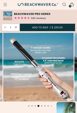 Beachwaver pro 1.25 curly iron