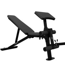 💪 Centr FID Adjustable Weight Bench with Attachments – NEW