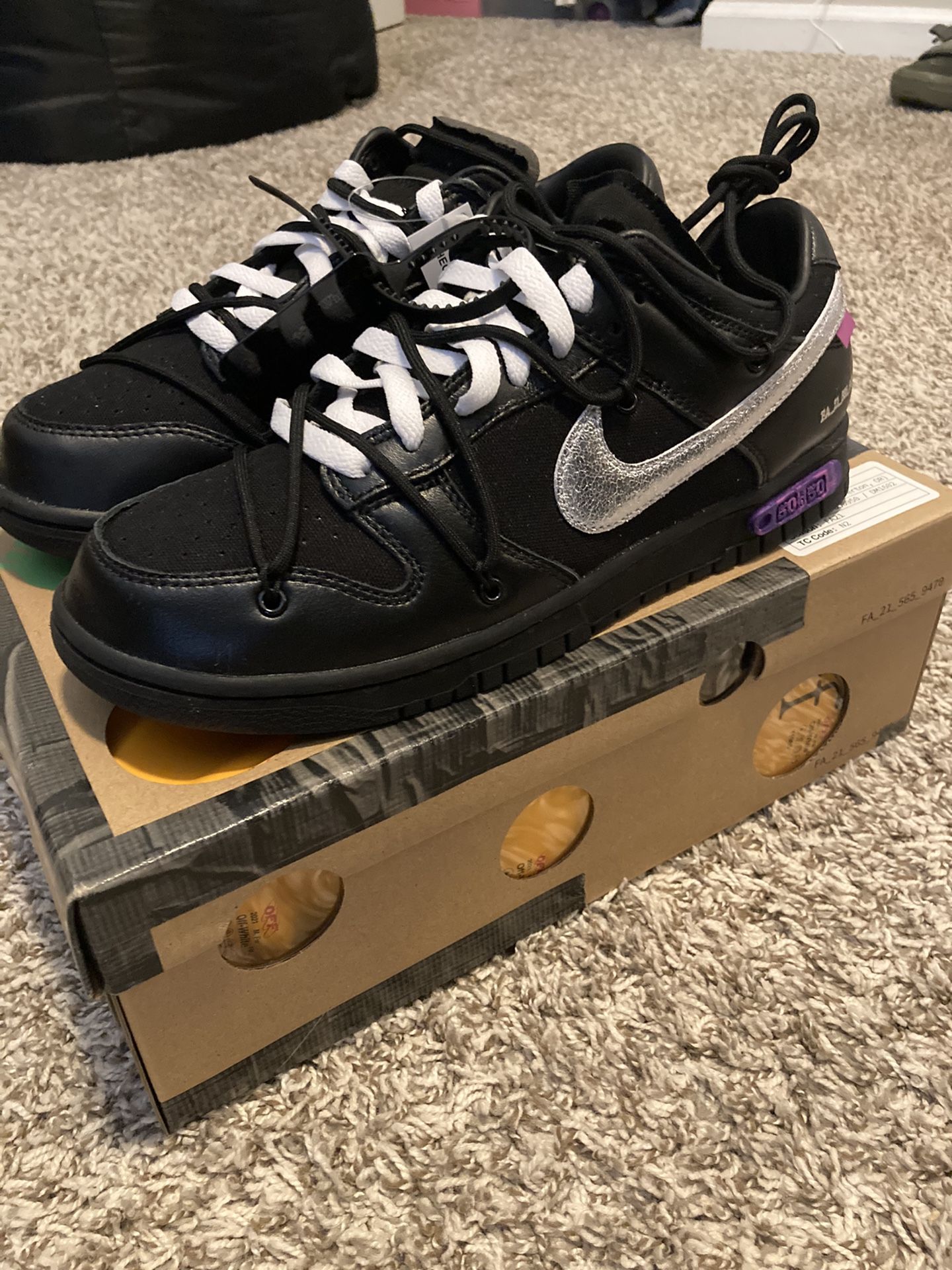 Nike Dunk Low Off-White Lot 50