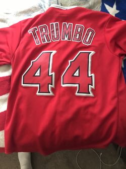 Mark Trumbo Majestic Angels Jersey