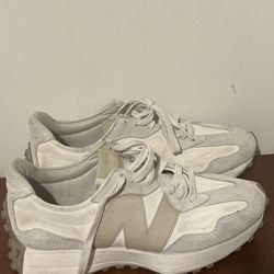 New Balance 327 Turtledove Women's Sneakers Ivory Gum Suede Canvas