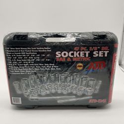 *NEW* ATD Tools 1245 3/8" Drive 6-Point 47-Piece SAE/Metric Socket Set