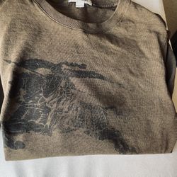 Burberry Boys T-shirt Long Sleeve Polo Size 10-12