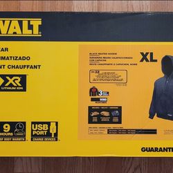New Dewalt Size: Large or XL available Cordless Heated Hoodie Kit with Battery, power supply & Charger. Cash Pickup Only $120 Firm