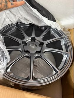 Titan 7 T-R10 17x9.5 5x114.3 51mm Satin Titanium Forged Wheels
