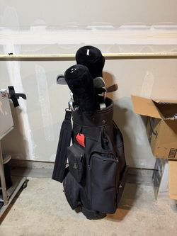Golf Clubs and Drivers with Bag