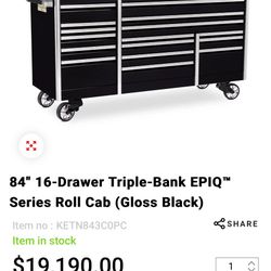Snap On Tool Cabinet With Top Bank