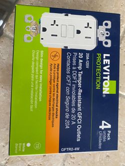 GFI 20 Amp Outlets-4 total