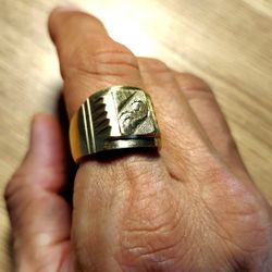 Gold-plated ring, ring, jewel