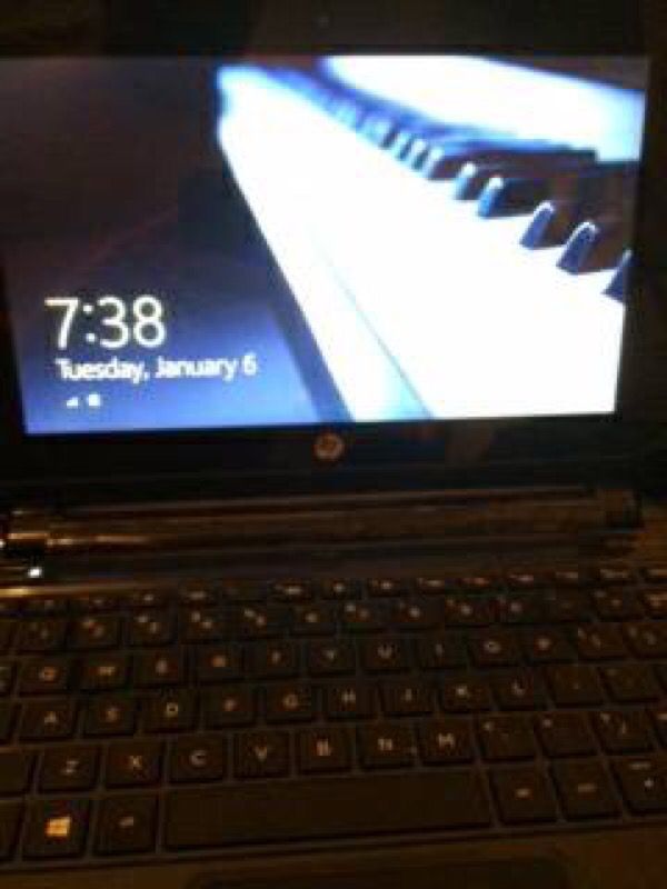 Like new touch smart hp notebook
