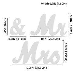 MR & MRS wooden Signs