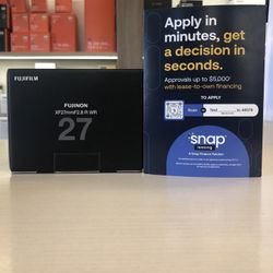 FujiFilm XF27mm F2.8 R WR Lens (Located In Downey, CA) 