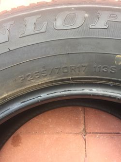 Tire 235/70R17
