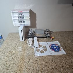 Nintendo Wii Complete With Just Dance Games 