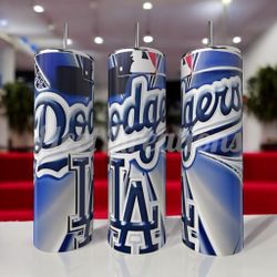 Personalized Tumbler - Dodgers 