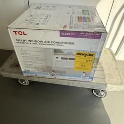 TCL 12K BTU 550 sq. ft Smart Window Air Conditioner with Fan, Dehumidifier, Remote & Phone Connectivity 