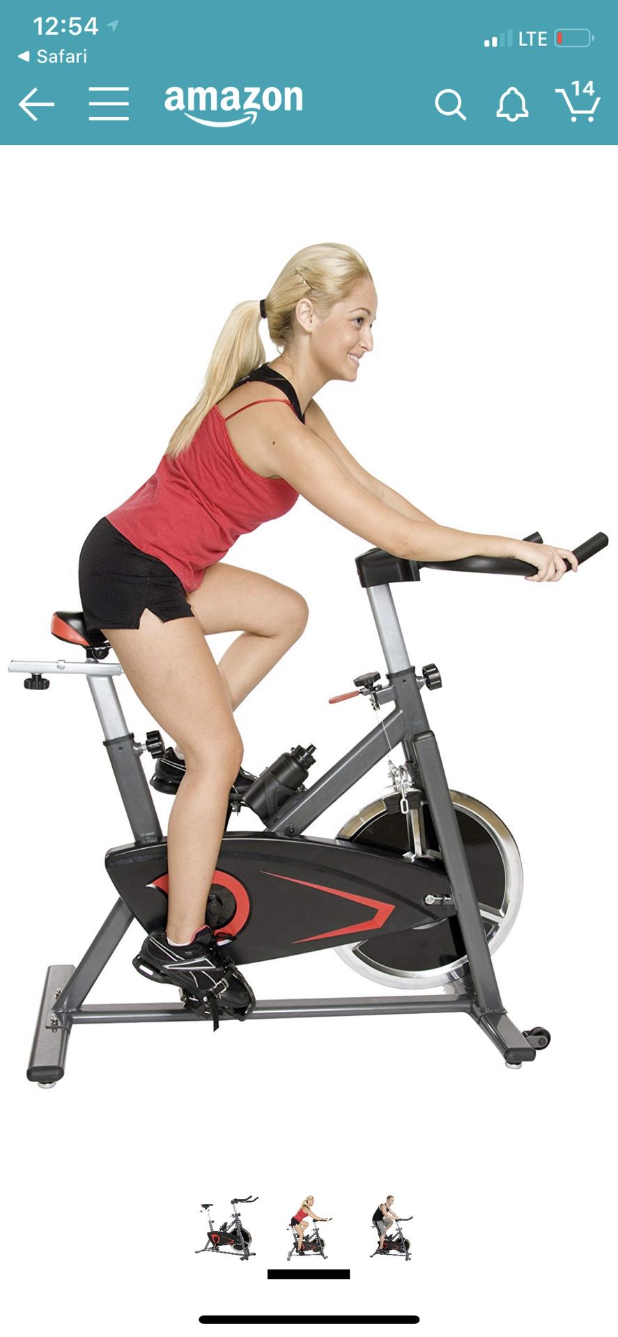 Body Champ BF718 Pro Cycle Trainer Exercise Bike