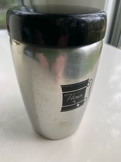 Vintage 50's WEST BEND Aluminum Flour Shaker 4.5”