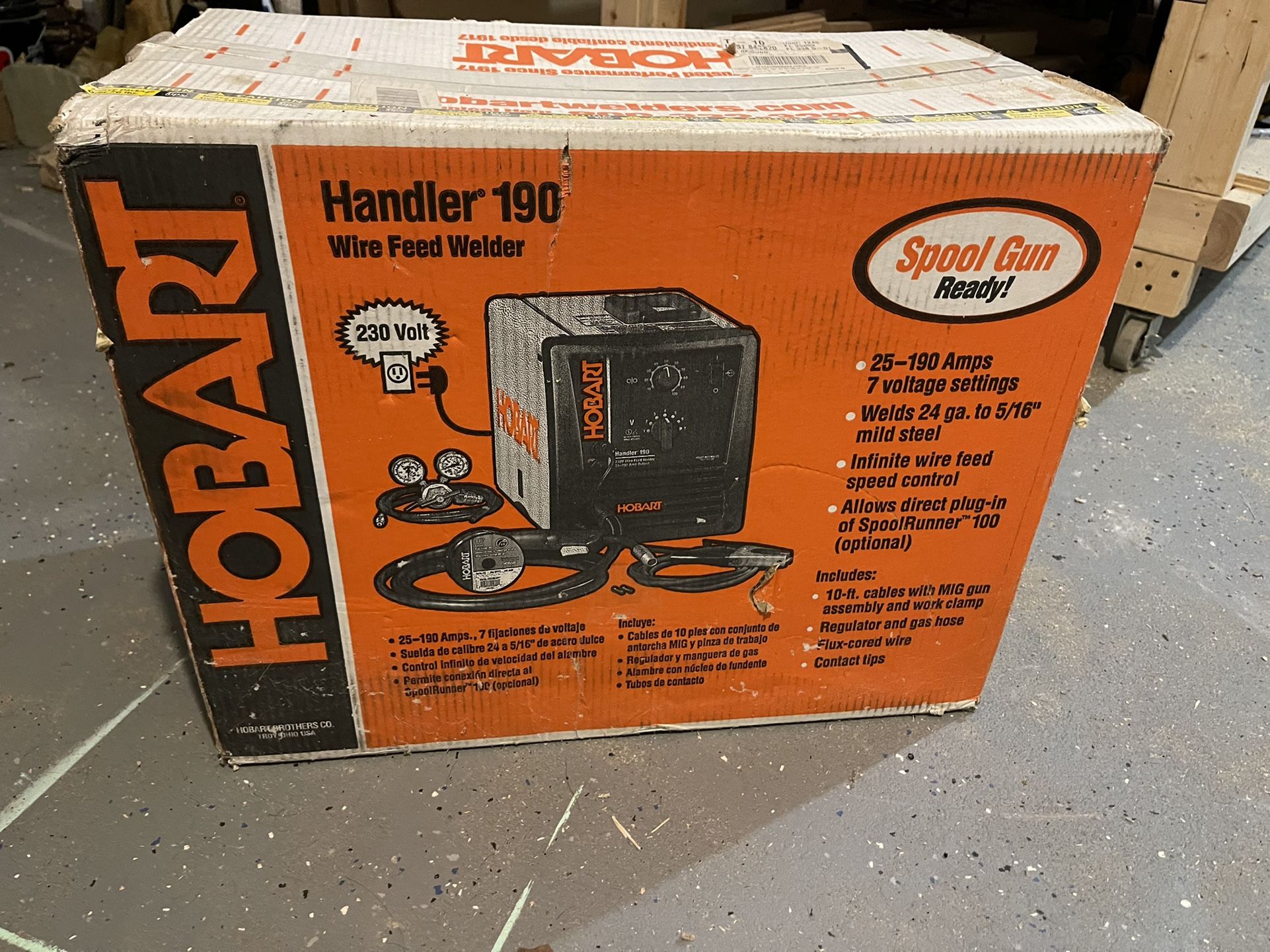 Hobart Handler 190 Welder New In Box 