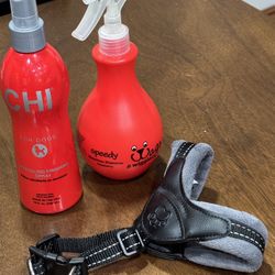 Small Dog Harness, Waterless Shampoo, & Detangling Spray