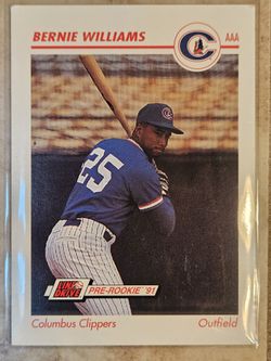 1991 Impel MLB Bernie Williams AAA Pre Rookie Card #123