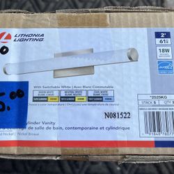 Lithonia Lighting Contemporary cylinder vanity (NEW) (N081522)