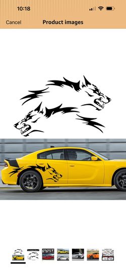 Wolf Car And Truck Sticker Decal 