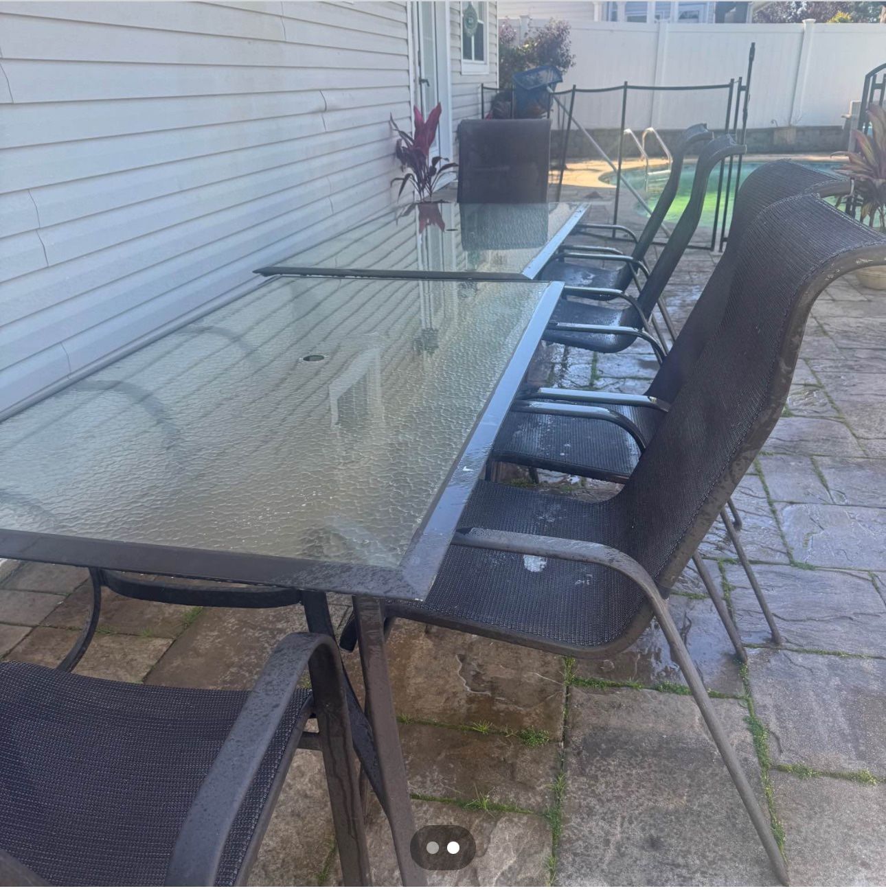 Two Tables 6 Chairs