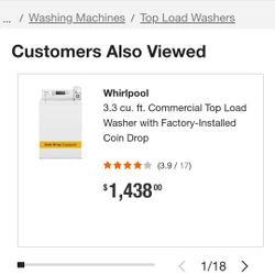 Washer commercials heavy duty coin operate