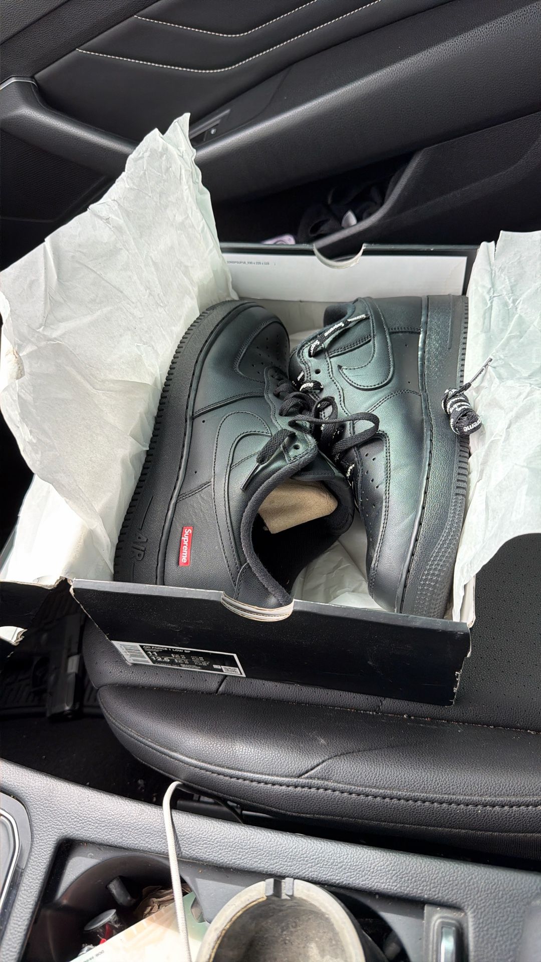 Supreme AF1 Black Sz11